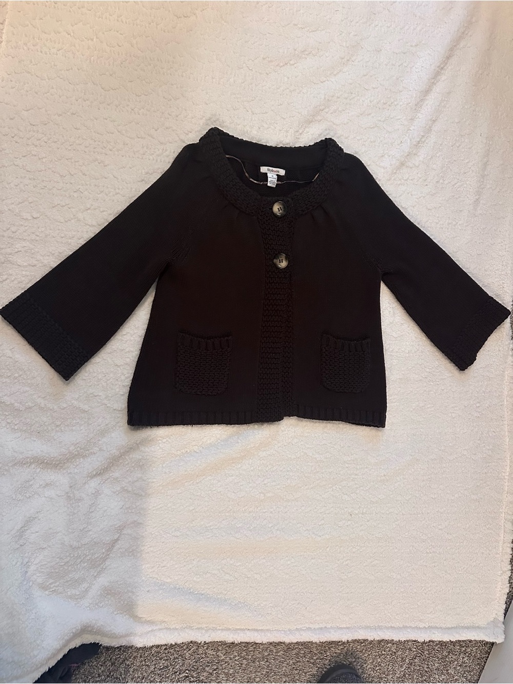 Style & Co Brown Chunky Knit Cardigan Sweater – Women’s Medium